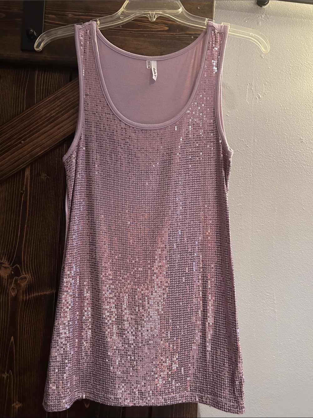 Studio Y Lilac Sequin Tank